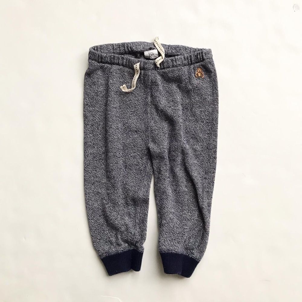 Babygap navy marled jogger pants EUC 12-18 months: